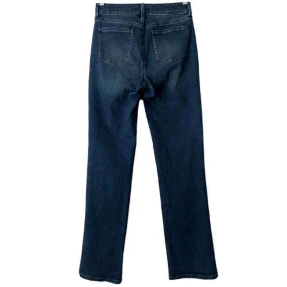 NYDJ Blue Marilyn Straight Leg Jeans 4